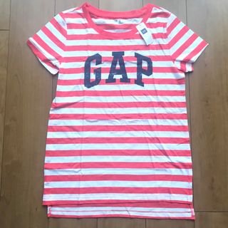 GAP ボーダー　ロゴTシャツ　新品