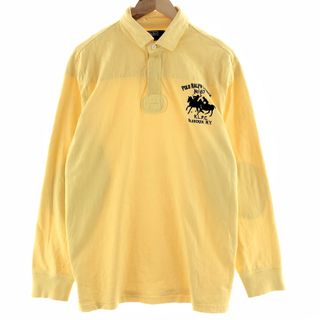 ラルフローレン(Ralph Lauren)の古着 ラルフローレン Ralph Lauren POLO by Ralph Lauren ダブルポニー 長袖 ラガーシャツ メンズL  /eaa381632(シャツ)