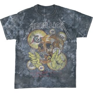 古着 Brauado METALLICA メタリカ タイダイ柄 バンドTシャツ バンT メンズM /eaa450353(Tシャツ/カットソー(半袖/袖なし))