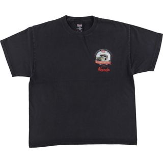 ヘインズ(Hanes)の古着 ヘインズ Hanes BEEFY-T IN-N-OUT BURGER バックプリント アドバタイジングTシャツ メンズL /eaa450690(Tシャツ/カットソー(半袖/袖なし))