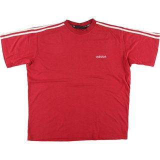 アディダス(adidas)の古着 アディダス adidas ワンポイントロゴTシャツ メンズL /eaa450756(Tシャツ/カットソー(半袖/袖なし))