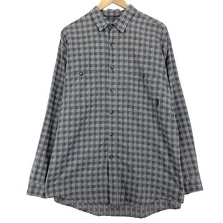 パタゴニア(patagonia)の古着 00年代 パタゴニア Patagonia ORGANIC COTTON オーガニックコットン 53833F8 チェック柄 長袖 コットンシャツ メンズL /eaa451059(シャツ)