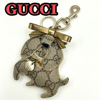 グッチ(Gucci)のグッチ グッチョリ ブルドッグ アニューゼ チャーム キーホルダー　176(キーホルダー)