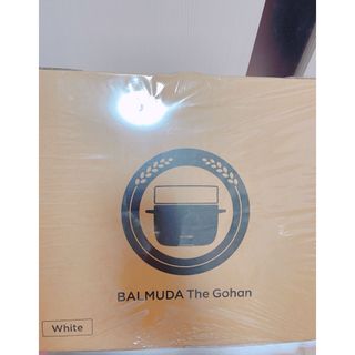 BALMUDA - バルミューダ 電気炊飯器　新品未使用　 BALMUDA K03A-WH