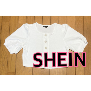 SHEIN レディーストップス パフスリーブ XL(カットソー(半袖/袖なし))