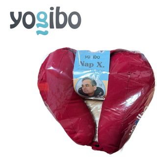 Yogibo Neck Pillow X Logo 赤　新品