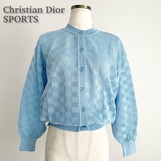 クリスチャンディオール(Christian Dior)の超美品 Christian DIOR 80s 90s サマーニット カーディガン(カーディガン)