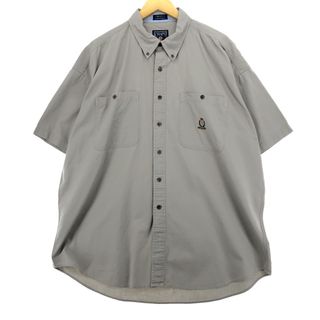 ラルフローレン(Ralph Lauren)の古着 80年代 ラルフローレン Ralph Lauren CHAPS チャップス 半袖 ボタンダウンシャツ メンズXL ヴィンテージ /eaa451120(シャツ)