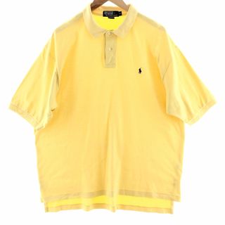 ラルフローレン(Ralph Lauren)の古着 ラルフローレン Ralph Lauren POLO by Ralph Lauren 半袖 ポロシャツ メンズXL /eaa382189(ポロシャツ)