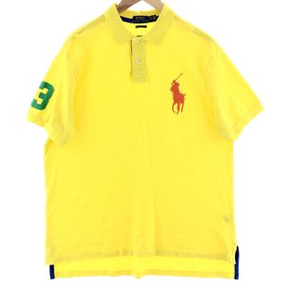 ラルフローレン(Ralph Lauren)の古着 ラルフローレン Ralph Lauren POLO RALPH LAUREN CUSTOM FIT ビッグポニー 半袖 ポロシャツ メンズXL /eaa382195(ポロシャツ)