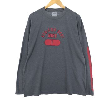 ナイキ(NIKE)の古着 ナイキ NIKE ロングTシャツ ロンT メンズL /eaa450612(Tシャツ/カットソー(半袖/袖なし))