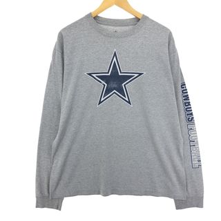 古着 NFL DALLAS COWBOYS ダラスカウボーイズ ロングTシャツ ロンT メンズL /eaa450618(Tシャツ/カットソー(半袖/袖なし))