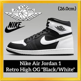 ジョーダン(Jordan Brand（NIKE）)のエアジョーダン1 レトロ HIGH OG ブラックホワイト AirJordan1(スニーカー)