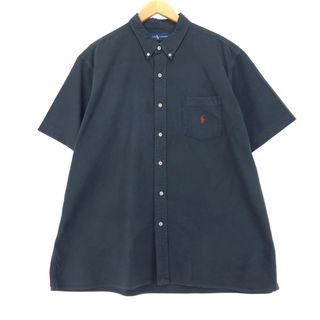 ラルフローレン(Ralph Lauren)の古着 ラルフローレン Ralph Lauren 半袖 ボタンダウンシャツ メンズXXL /eaa451127(シャツ)