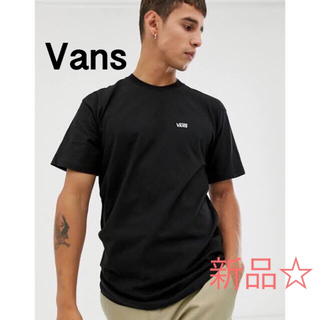 VANS - 新品タグ付き☆VANS 半袖Tシャツ　黒　ブラック　。