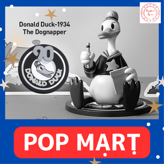 Disney - popmart ディズニー ドナルドダック 白黒 フィギュア
