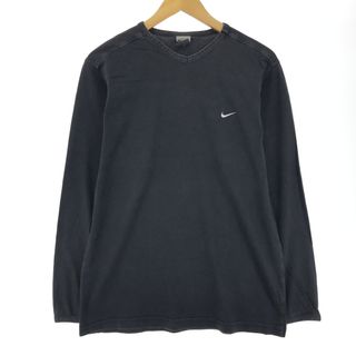 ナイキ(NIKE)の古着 00年代 ナイキ NIKE Vネック ロングTシャツ ロンT メンズM  /eaa450602(Tシャツ/カットソー(半袖/袖なし))