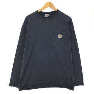 カーハート(carhartt)の古着 カーハート Carhartt 無地ポケットロングTシャツ ロンT メンズXL /eaa450604(Tシャツ/カットソー(半袖/袖なし))