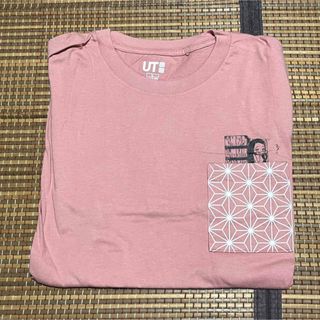 ユニクロ(UNIQLO)の鬼滅の刃　Tシャツ　竈門禰豆子　ユニクロ　コラボ　キャラクター　漫画　ピンク(Tシャツ(半袖/袖なし))