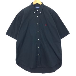 ラルフローレン(Ralph Lauren)の古着 ラルフローレン Ralph Lauren BLAKE 半袖 ボタンダウンシャツ メンズXL /eaa451133(シャツ)