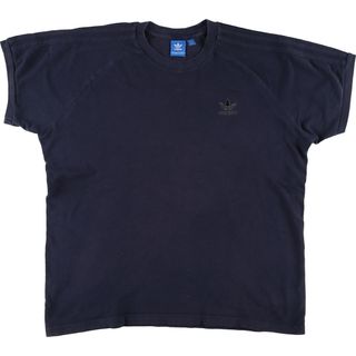 アディダス(adidas)の古着 アディダス adidas ワンポイントロゴTシャツ メンズXL /eaa450850(Tシャツ/カットソー(半袖/袖なし))