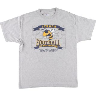 チャンピオン(Champion)の古着 チャンピオン Champion AUTHENTIC プリントTシャツ メンズL /eaa450854(Tシャツ/カットソー(半袖/袖なし))