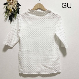 ジーユー(GU)のGUレースカットソー(カットソー(半袖/袖なし))
