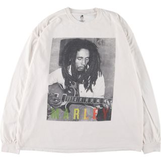 古着 ZION ROOTSWEAR BOB MARLEY ボブマーリー ロンT バンドTシャツ バンT メンズXXL /eaa450622(Tシャツ/カットソー(半袖/袖なし))