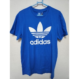 アディダス(adidas)のadidas　アディダス　トレフォイルロゴ　Tシャツ　ブルー　O(Tシャツ/カットソー(半袖/袖なし))
