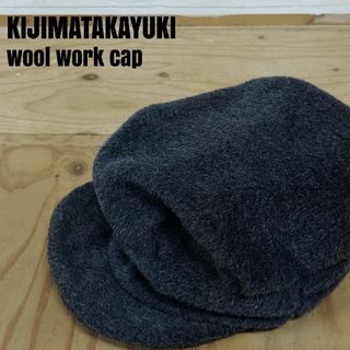 キジマタカユキ(KIJIMA TAKAYUKI)のKIJIMATAKAYUKI/キジマタカユキ アルパカ モヘア混 ワークキャップ(キャップ)