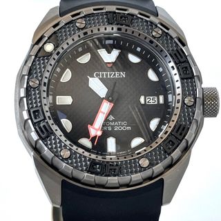 シチズン(CITIZEN)の【未使用】シチズン　CITIZEN　プロマスター　マリンシリーズ　メカニカルダイバー　NB6004−08E　自動巻　スーパーチタニウム　デイト表示　グレー　ラバーベルト(腕時計(アナログ))