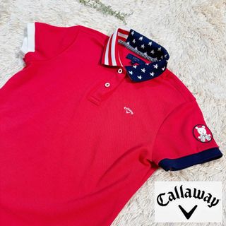 Callaway - 限定【未使用品】キャロウェイ レディース ゴルフ ポロシャツ M アメリカ　国旗