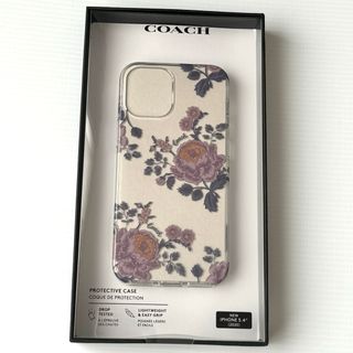 COACH - コーチ iPhone12mini ケース ムーディフローラル グリッター