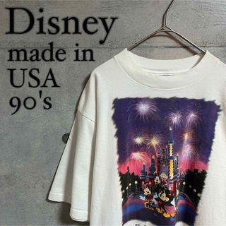 ディズニー(Disney)の【USA製】Disney 25 MAGICAL YEARS Tシャツ 白(Tシャツ/カットソー(半袖/袖なし))