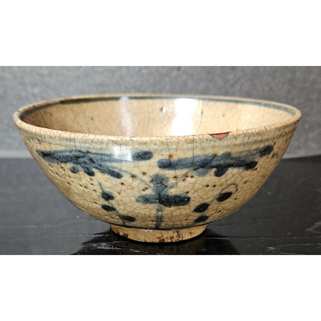 中国古陶磁器 古玩 16世紀 明代 青華 古染付 木と実 荒木高麗 中国古陶磁器 古玩 16世紀 明代 青華 古染付 木と実 荒木高麗