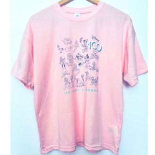 ディズニー　Tシャツ　ディズニー100周年      ディズニー100 Tシャツ(Tシャツ(半袖/袖なし))