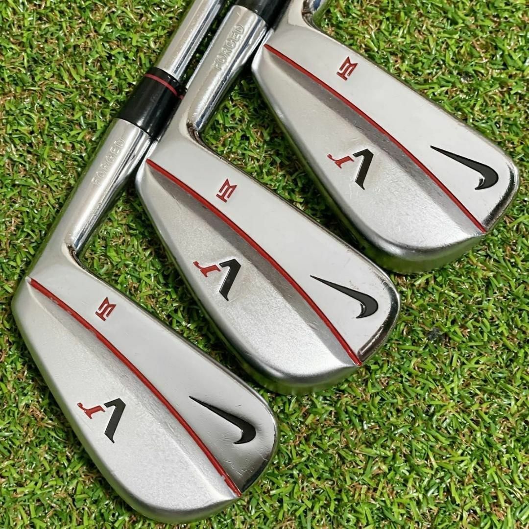 NIKE - NIKE VR FORGED TW BLADE タイガーウッズ アイアン 7本の NIKE - NIKE VR FORGED TW BLADE タイガーウッズ アイアン 7本の