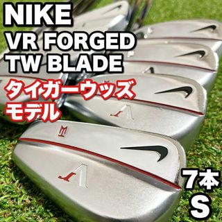 ナイキ(NIKE)のNIKE VR FORGED TW BLADE タイガーウッズ アイアン 7本(クラブ)