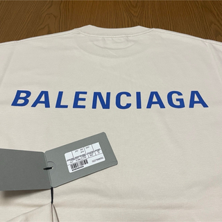 バレンシアガ(Balenciaga)の新品BALENCIAGA T-shirt バレンシアガ ロゴＴシャツ 半袖シャツ(Tシャツ/カットソー(半袖/袖なし))