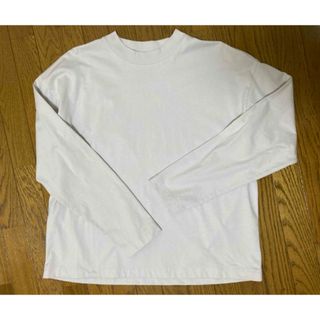 MUJI (無印良品) - 無印良品 天竺編みクルーネック長袖Ｔシャツ ライトグレー M