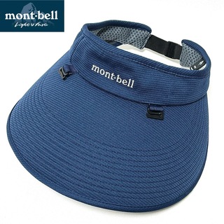 モンベル(mont bell)の【新品】mont-bellモンベル UVカット爽やか消臭つば広クールサンバイザー(サンバイザー)