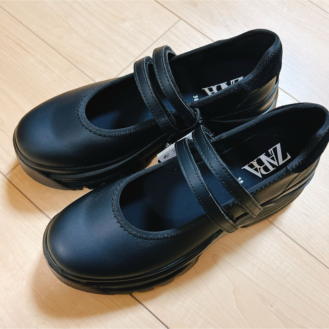 ZARA - ZARA バレエフラットスニーカー 38の通販 by akane's ZARA - ZARA バレエフラットスニーカー 38の通販 by akane's