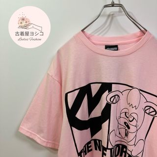 【半袖Tシャツ　ダサかわ　プリントデザイン　オーバーサイズ　クルーネック　古着】(Tシャツ(半袖/袖なし))