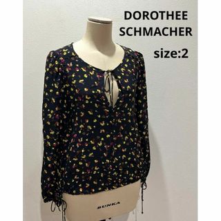 DOROTHEE SCHUMACHER ドロシーシューマッハ ブラウス 2 花柄(シャツ/ブラウス(長袖/七分))