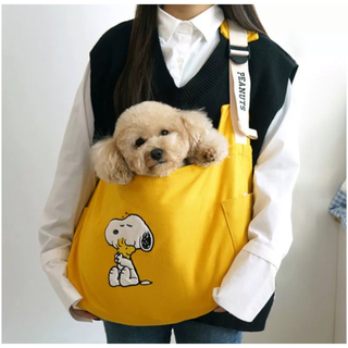 海外スヌーピーバッグ犬猫用ペット用キャリーバッグペットスリングペットバッグ