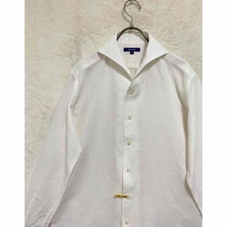 ユナイテッドアローズ(UNITED ARROWS)の【美品】夏物 KENT Ave. メンズ ワンピースカラー シャツ M ホワイト(シャツ)