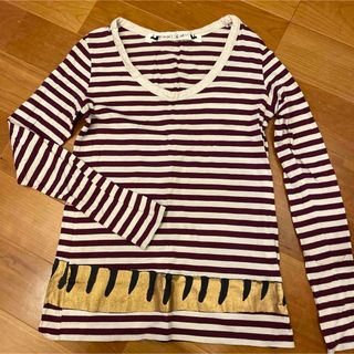 ツモリチサト(TSUMORI CHISATO)のTSUMORI CHISSATO ボーダーロンT(Tシャツ(長袖/七分))