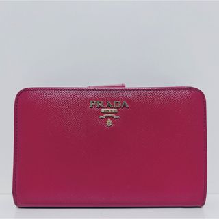 プラダ(PRADA)の☆美品☆送料無料☆PRADAプラダレザー二つ折りL字ファスナー財布☆(財布)