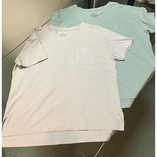 MUJI (無印良品) - 無印良品 Tシャツ カットソー 2枚セット