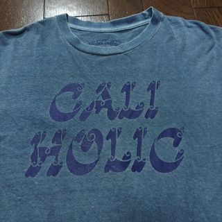 スタンダードカリフォルニア(STANDARD CALIFORNIA)のスタンダードカリフォルニア　Tシャツ　M　ピグメント染め　ネイビー　インディゴ(Tシャツ/カットソー(半袖/袖なし))